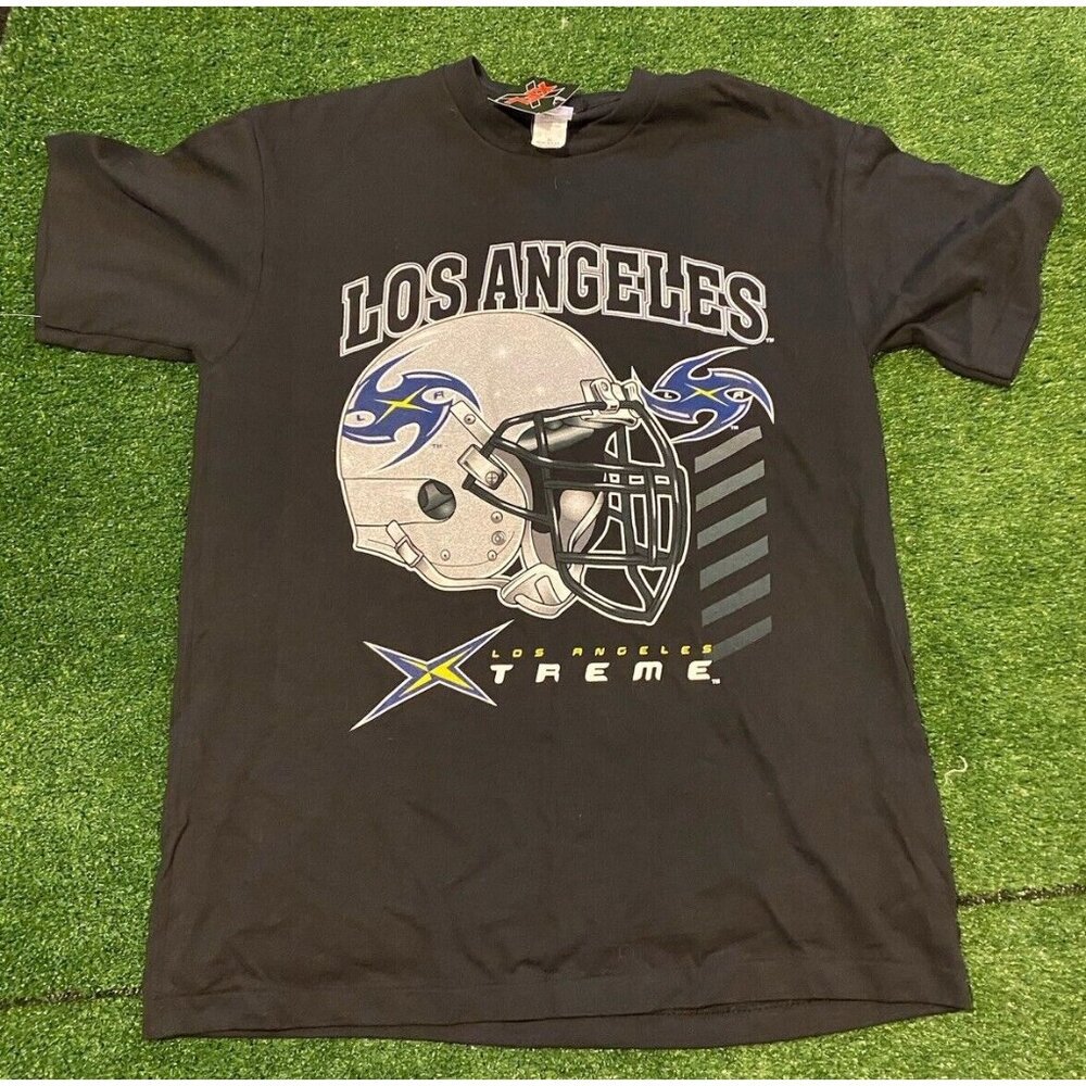 Vintage Los Angeles Xtreme shirt mens medium new unisex black Drew Pearson XFL J